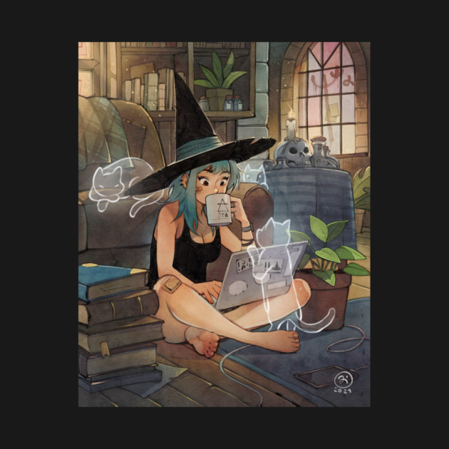 Morning Coffee by SimzArt