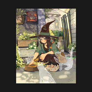 Feeding Ghost Cats T-Shirt