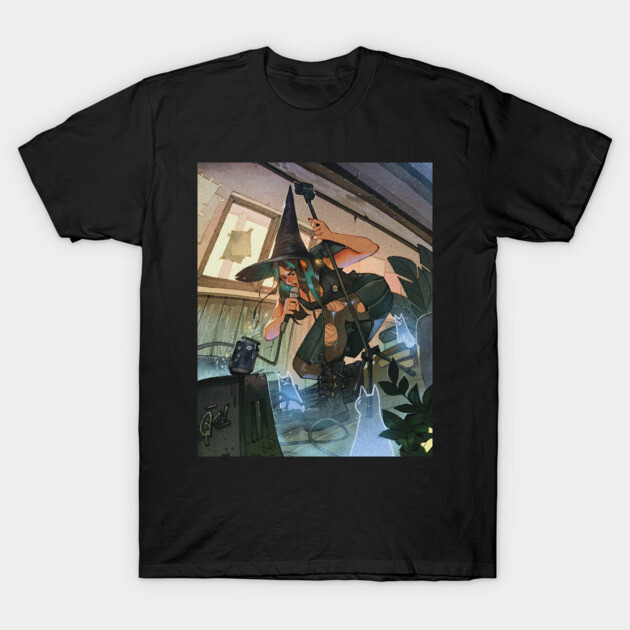 Singer T-Shirt by SimzArt