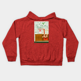 Have a Holly Jolly Retro Classic Christmas Kids Hoodie
