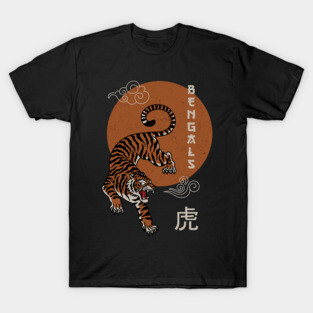 Ukiyo-e Bengals Football - Nina T-Shirt