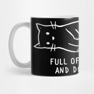 Full of Pizza and Doubts Mug