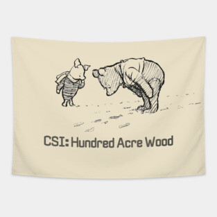 CSI Hundred Acre Wood Tapestry