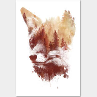 blind fox Posters and Art