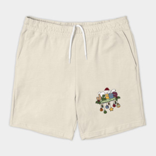 Jesus Santa Christmas Present Shorts