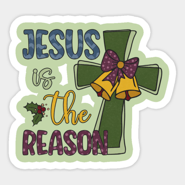Jesus is The Reason Christmas Present Magnet by The WYLD Tribe