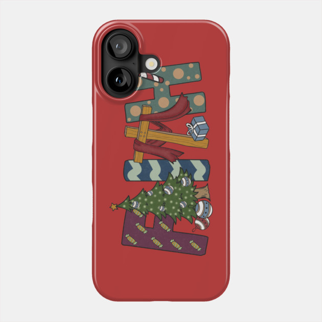Faith in Jesus Christmas Present Phone Case by The WYLD Tribe