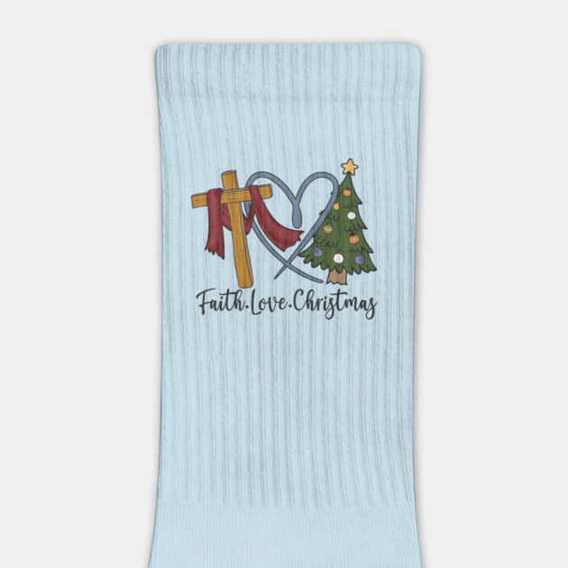 Faith Love Jesus Christmas Present by The WYLD Tribe