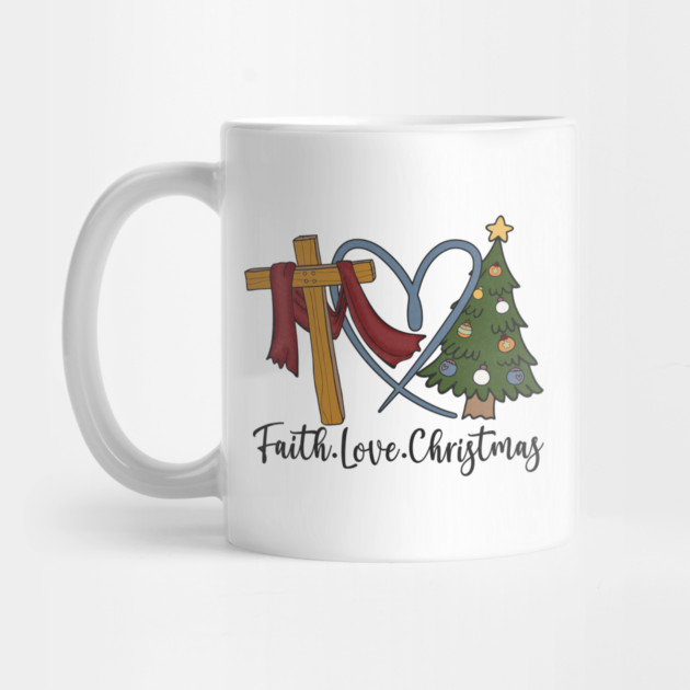 Faith Love Jesus Christmas Present by The WYLD Tribe