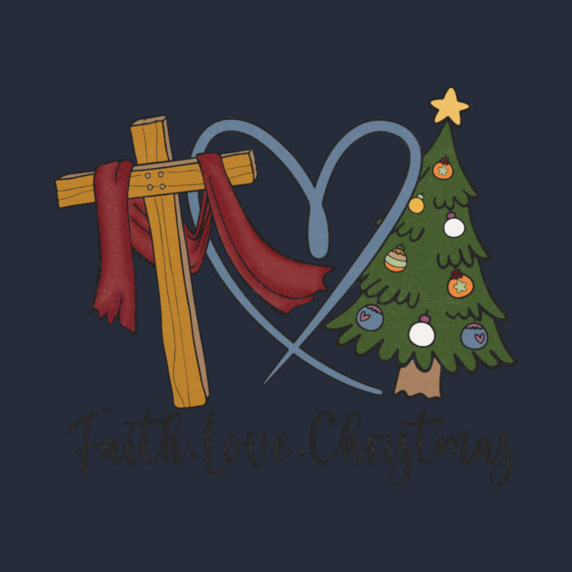 Faith Love Jesus Christmas Present by The WYLD Tribe