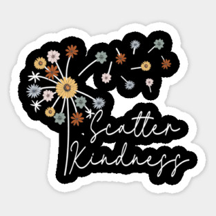 Floral Scatter Kindness Sticker