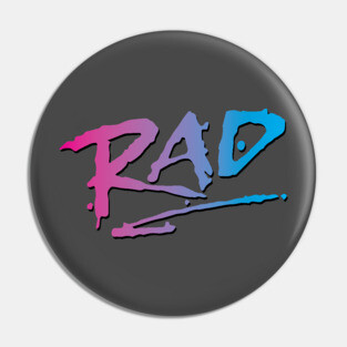 RAD Pink Blue Pin