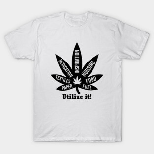 Weed Leaf Utilize It T-Shirt