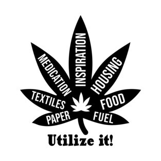Weed Leaf Utilize It T-Shirt