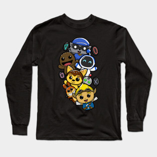 Cutest PlayStation hero's Long Sleeve T-Shirt
