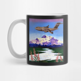 Elmendorf Air Force Base C-17 Airplane Mug
