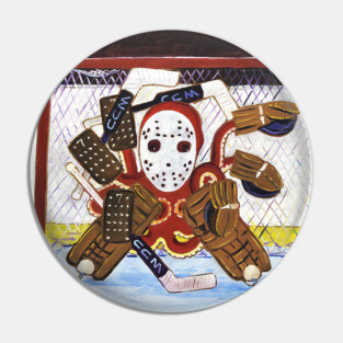Octopus Hockey Goalie Pin