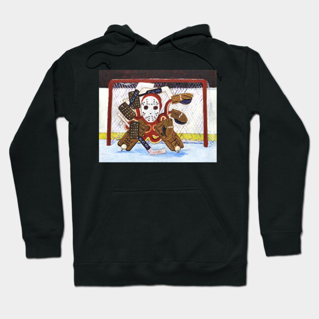 Octopus Hockey Goalie Hoodie by realartisbetter