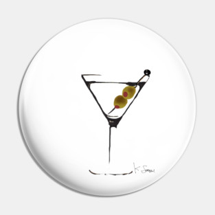 Martini Time Pin