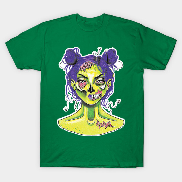 Zombie Girl T-Shirt by Tales to Terrify