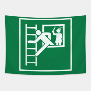 Angry Wife Emergency Exit  [Roufxis-TP] Tapestry