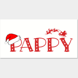 Christmas Family Name "Pappy" Photo Design Shirt Posters and Art