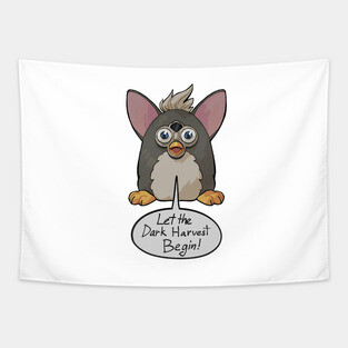 Dark Harvest Furby Tapestry