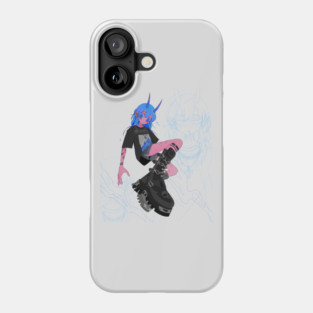 Goth demon Phone Case
