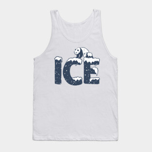 Ice baby halloween panda Tank Top