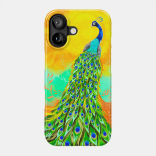 Sunshine peacock Phone Case