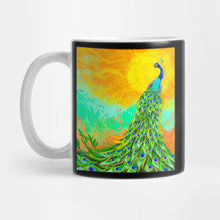 Sunshine peacock Mug
