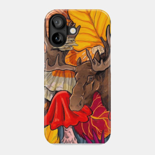 Autumn moose Phone Case