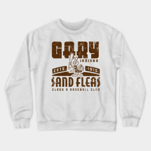 Gary Indiana Sand Fleas Baseball Crewneck Sweatshirt