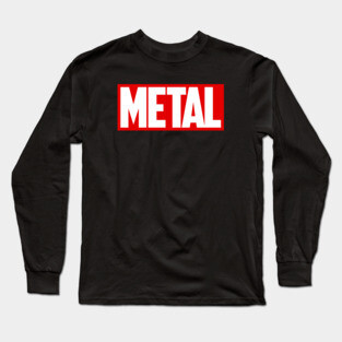 Metal Long Sleeve T-Shirt
