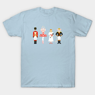 The Christmas Nutcracker Ballet Characters T-Shirt