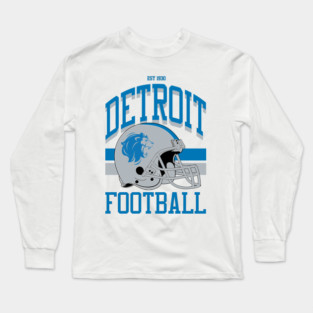 Detroit Football Long Sleeve T-Shirt