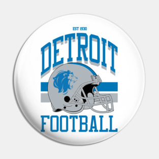 Detroit Football Pin