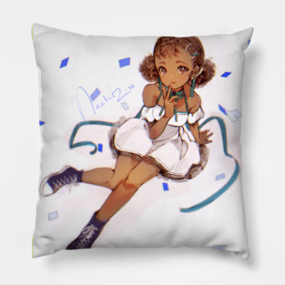 Curly Cute B Pillow