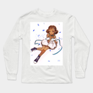 Curly Cute B Long Sleeve T-Shirt
