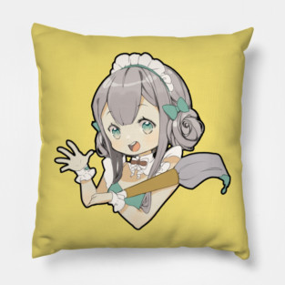 Mintea — the Maid Artist Pillow