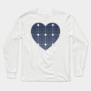 SOLAR PANEL POWER HEART SIMPLE Long Sleeve T-Shirt