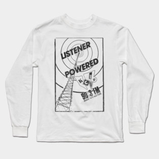 Listener Powered KCMU 90.3 Radio Long Sleeve T-Shirt