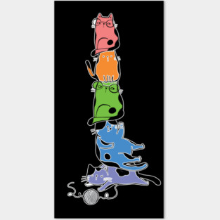 cat lover Posters and Art