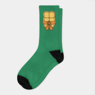 Ninja Turtles Michaelangelo Shell Socks