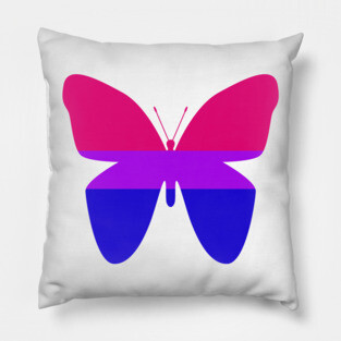 Bisexual Butterfly Pillow
