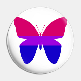 Bisexual Butterfly Pin