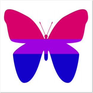 Bisexual Butterfly Posters and Art