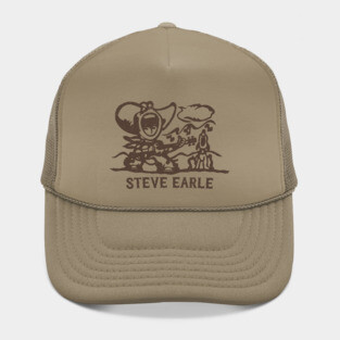 Steve Earle 70s Style Fan Design Hat