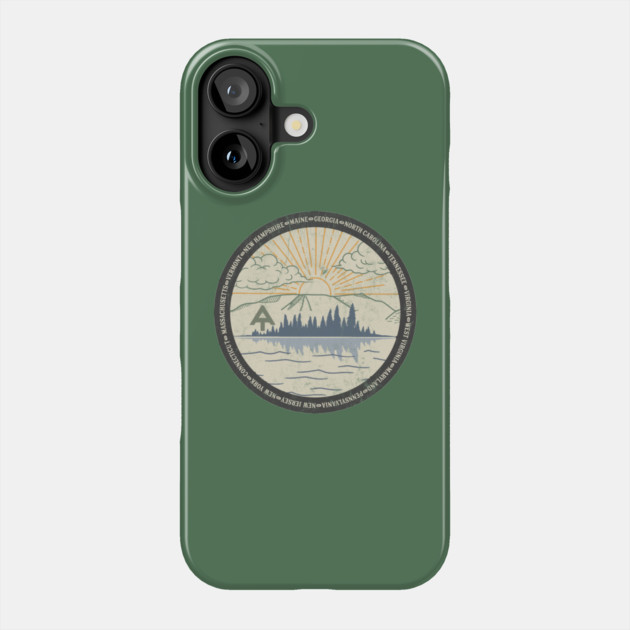 Hike Your Own Hike to Katahdin Georgia to Maine Phone Case by Camp Happy Hour