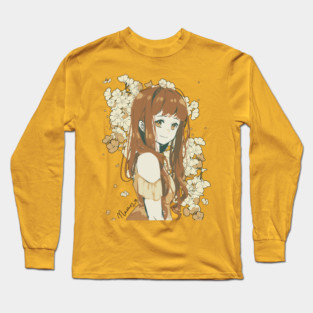 Vintage Flowers Long Sleeve T-Shirt